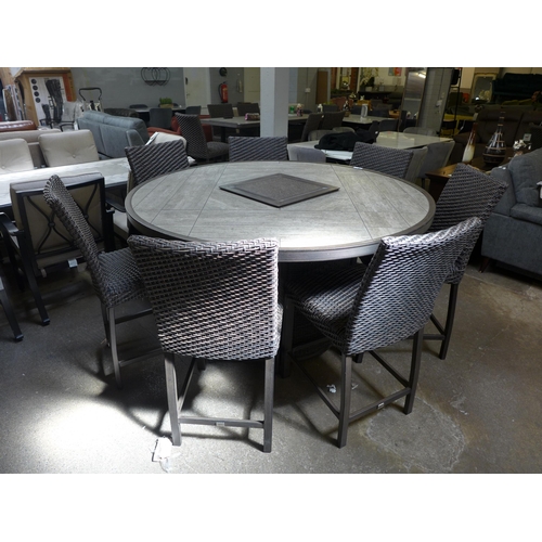 1475 - Mckenzy 9 piece high dining fire chat set, Original  RRP £1666.66  (4177-26)   * This lot is subject... 