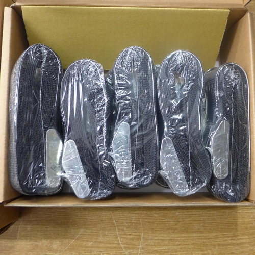 2082 - 2 Boxes of 10 lashing straps, 25mm wide x 2.5m long - sealed