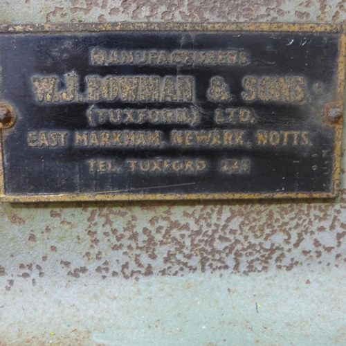 2112 - A vintage clay pigeon for W.J. Bowman & Sons, Notts.