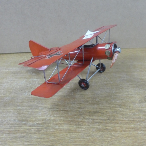 2156 - A tin plate aeroplane