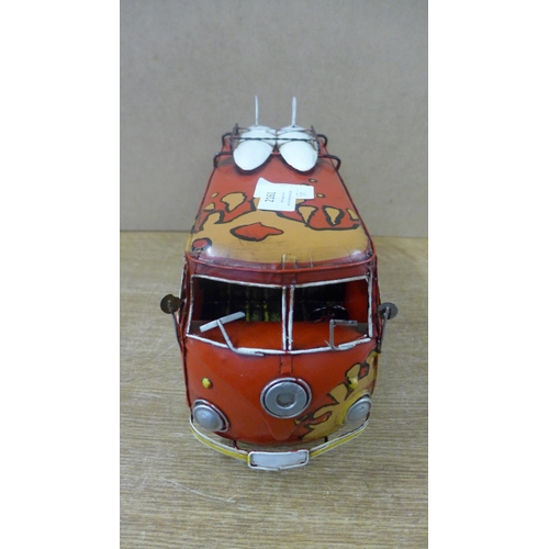 2161 - A tin plate VW camper van