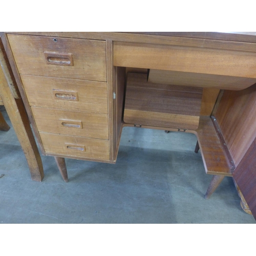 200 - A Danish teak sewing cabinet