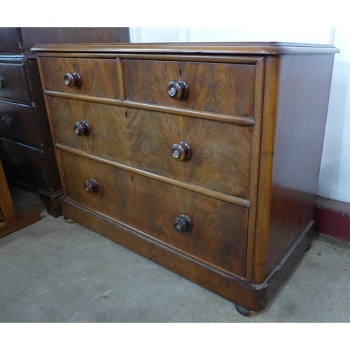 28 - A Victorian mahogany chest of drawers