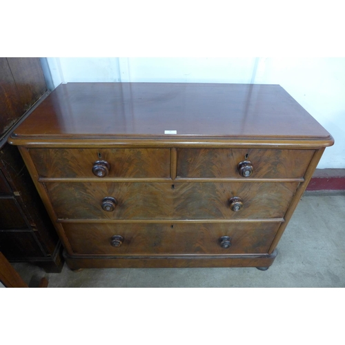 28 - A Victorian mahogany chest of drawers