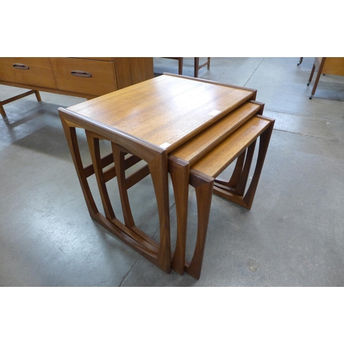 62 - A G-Plan Quadrille teak nest of tables