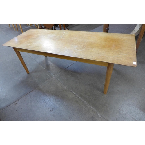 70 - A teak rectangular coffee table