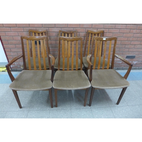 98 - A set of six G-Plan Fresco teak dining chairs