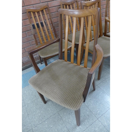 98 - A set of six G-Plan Fresco teak dining chairs