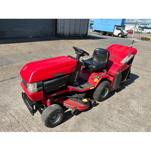 2472 - A Westwood S1600 ride on mower with automatic transmission - To be sold at 12 o'clock midday