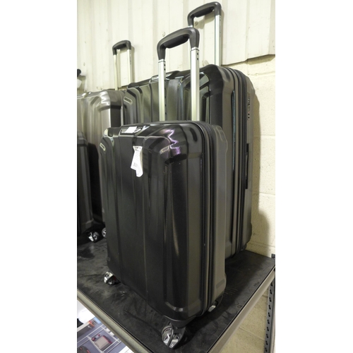 3001 - Samsonite Endure Black 2-Piece Hardside Suitcases, original RRP £134.99 + VAT (300-48) *This lot is ... 