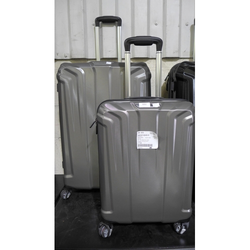 3002 - Samsonite Endure Silver 2-Piece Hardside  Suitcases, original RRP £134.99 + VAT (300-20) *This lot i... 