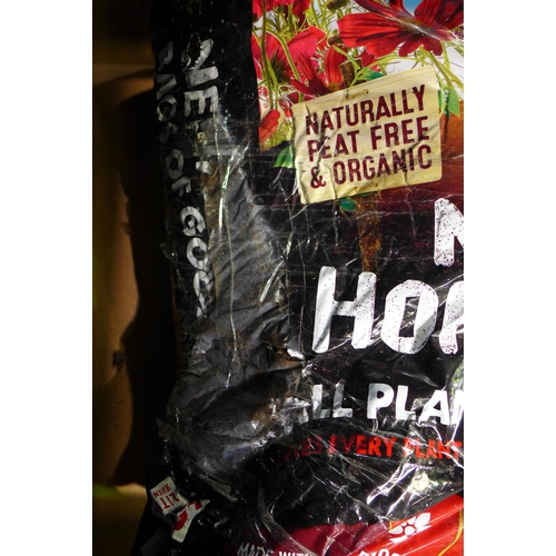 3024 - New Horizon Compost (Peat Free) Approx 60L  ( 301 - 1 )   * This lot is subject to vat