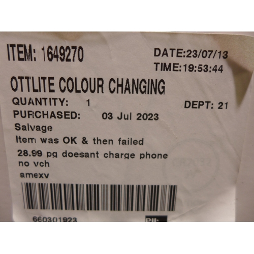 3047 - Ottlite Colour Changing  LED Desk Lamp   ( 301 - 87 )   * This lot is subject to vat