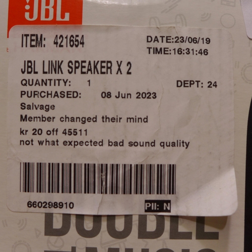 3079 - JBL Link Portable Speaker Twin Pack  (300-53) *This lot is subject to VAT