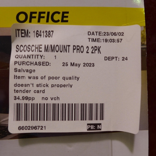 3082 - Scosche Magic Mount Pro 2 (2PK)  (296-219)   * This lot is subject to vat