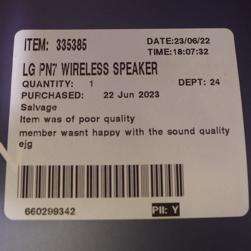 3094 - LG XBOOM Wireless Speaker, original RRP £99.99 + VAT (300-111) *This lot is subject to VAT