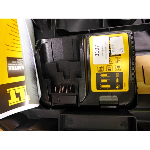 3107 - DeWalt 18V Hammer Drill in Case (with Charger/No Battery). Original RRP £99.99 + VAT (300-24) *This ... 