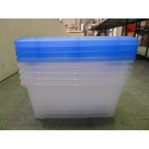 3261 - Five Iris 15L Storage Boxes (Damaged Lids)  (300-136) *This lot is subject to VAT