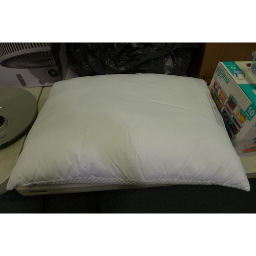 3267 - Two Hotel Grand All Seasons Reversible Rolled Pillows (300-143) *This lot is subject to VAT