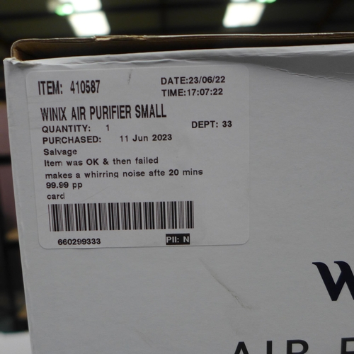 3271 - Winix Air Purifier Small , original RRP £99.99 + VAT (300-118) *This lot is subject to VAT