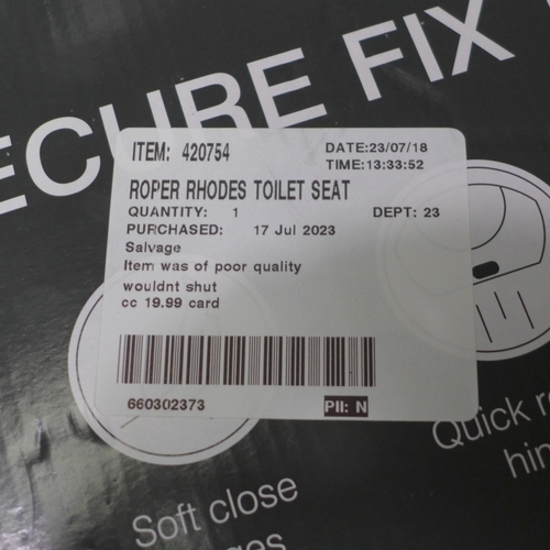 3277 - Roper Rhodes Toilet Seat ( 301 - 173 )   * This lot is subject to vat