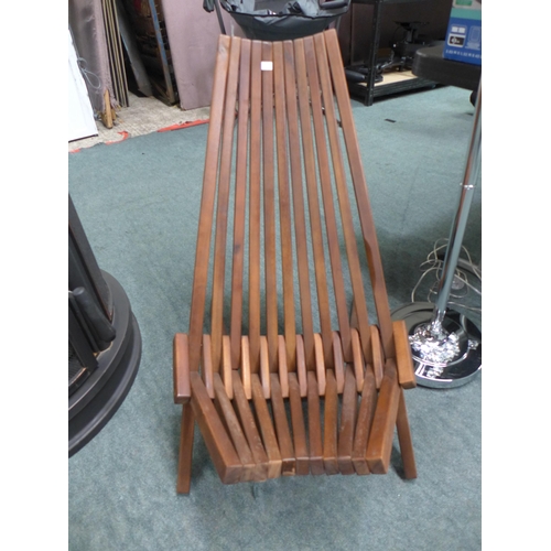 3282 - Two Melino Wooden Chairs  (300-165,166) *This lot is subject to VAT