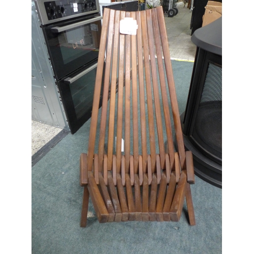 3282 - Two Melino Wooden Chairs  (300-165,166) *This lot is subject to VAT