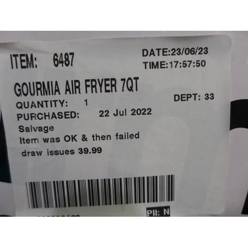 3299 - Gourmia Air Fryer 7Qt (300-102) *This lot is subject to VAT