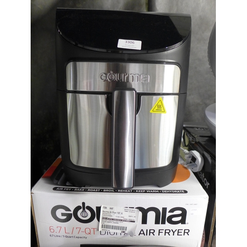 3306 - Gourmia Air Fryer 7Qt  (300-72) *This lot is subject to VAT