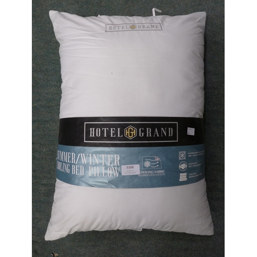 3308 - Hotel Grand All Seasons Reversible Pillow (300-805)  * This lot is subject to vat