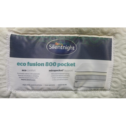 3310 - Silentnight Eco Pocket 800 Mattress (Marked) (300-806)  * This lot is subject to vat