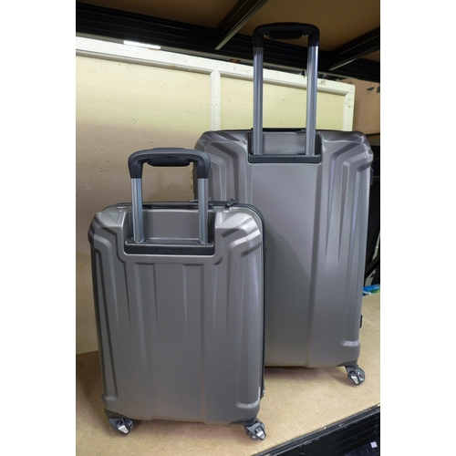 3320 - Samsonite Endure 2-Piece Silver Hardside Suitcases, Original RRP £134.99 + vat           (296-97)   ... 