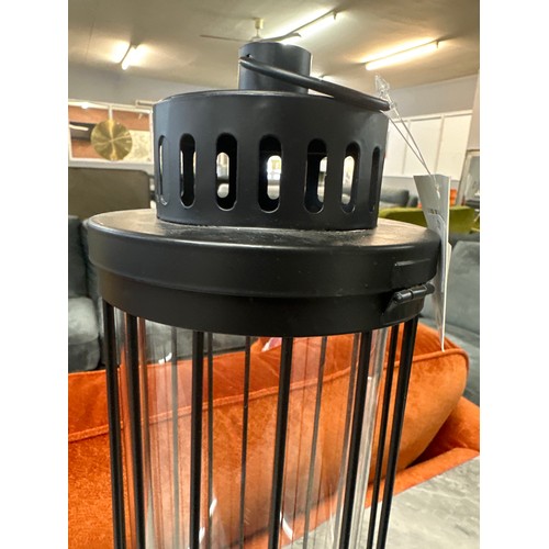 1396 - A Chertsey black lantern H 45cm (369808813)