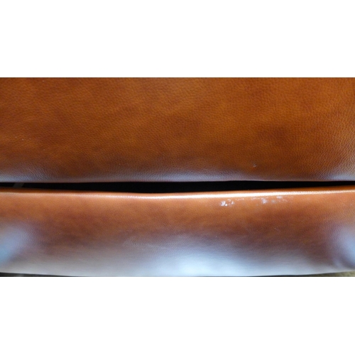 1450 - Grace chestnut brown leather large 2 Seater sofa, original RRP £891.66 + VAT (4176-22) *This lot is ... 