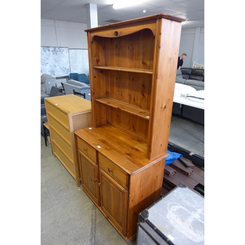 1556 - A pine kitchen cabinet - slight marks