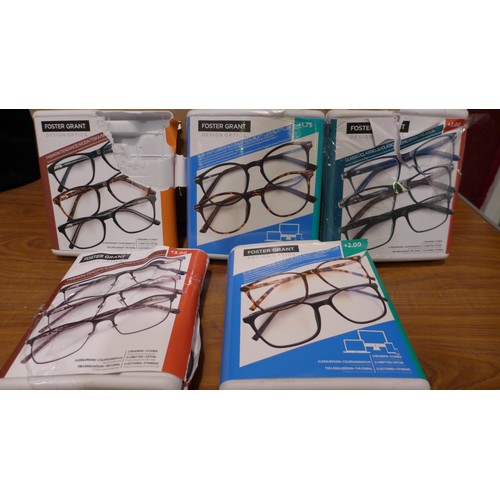 3087 - Quantity of Foster Grant Reading Glasses - Various Strengths & Styles  (300-87-101) *This lot is sub... 