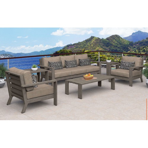 1489 - Atleisure Brookview 6 piece patio set,  Original  RRP £2249.99  (4177-3)   * This lot is subject to ... 