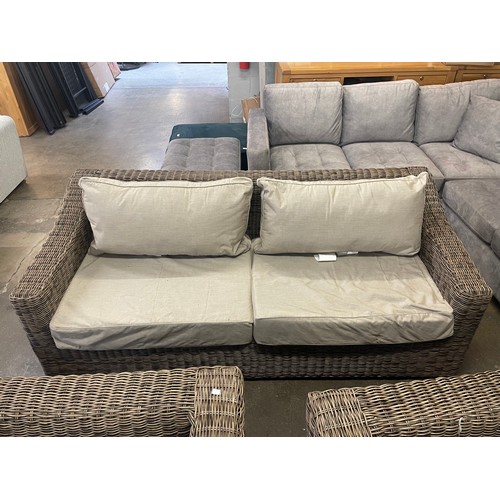 1493 - Ove Decors Denver 4 piece woven deep seating set   , Original  RRP £1499.99 - not standard cushions ... 