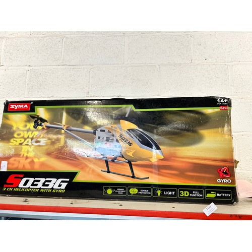 2133 - A Syma remote control helicopter - no remote