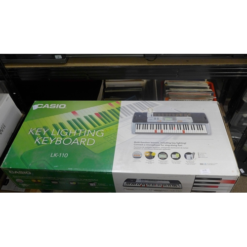 2172 - A Casio Key Lighting keyboard (model no. LK-110)