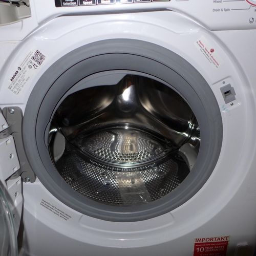 3369 - Hoover Integrated Washing Machine (Missing Drawer & Dial) Model: HBWOS69TME , Original RRP £415.83 i... 