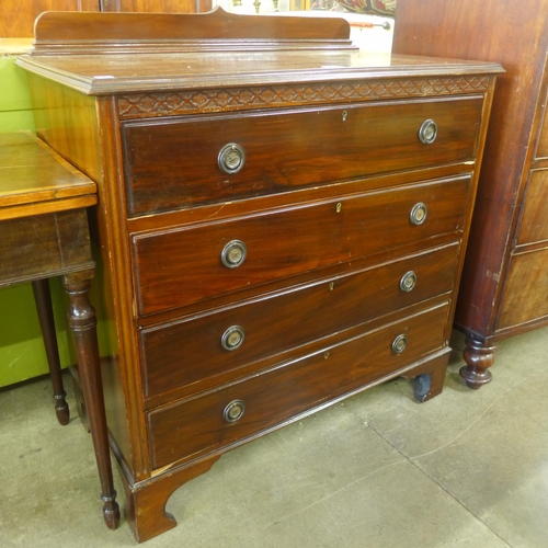 195 - An Edward VII mahogany chest of drawers