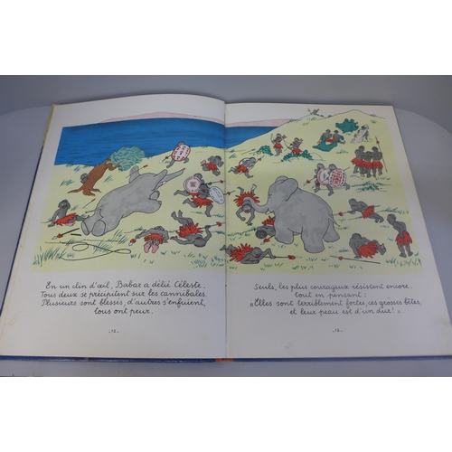 647 - One volume, Le Voyage de Babar, Jean de Brunhoff, 1932, French text