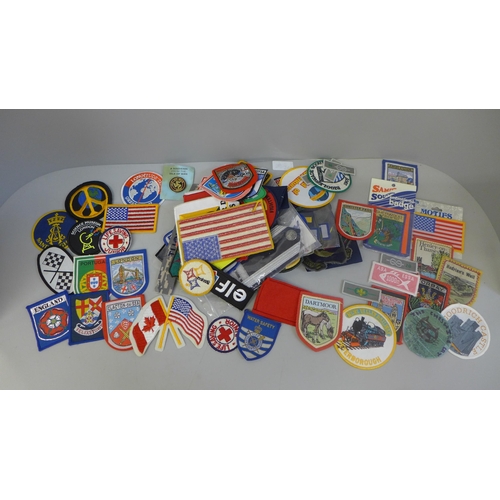 655 - A collection of cloth badges