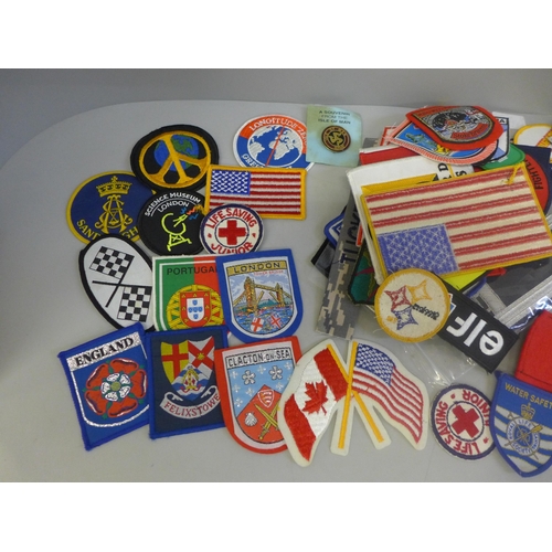 655 - A collection of cloth badges