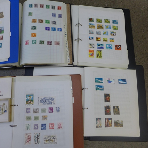 704 - A collection of assorted stamps in albums and loose, British and worldwide