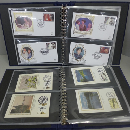 723 - Stamps; two albums of Benham first day covers