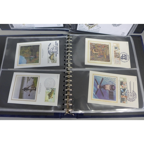 723 - Stamps; two albums of Benham first day covers