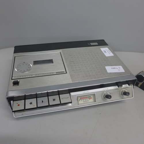 742 - A Philips Cassette Recorder with microphone