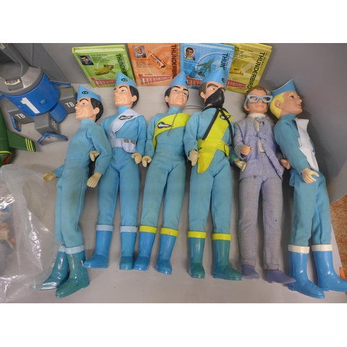 743 - Thunderbird toys including speaking figures